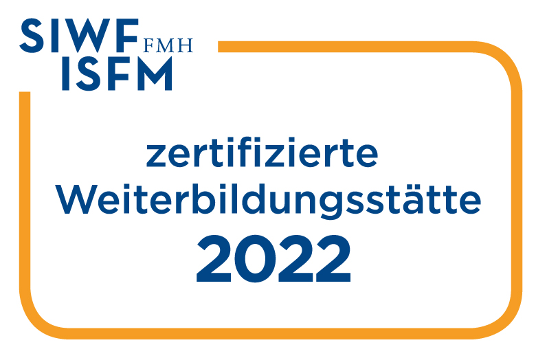 Zertifizierte Weiterbildungsstätte SIWF 2022